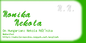 monika nekola business card